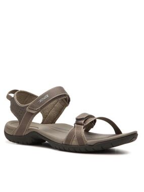 Teva Verra Sport Sandals Womens Size 6.5 Beige Taupe Hiking Walking Comfort